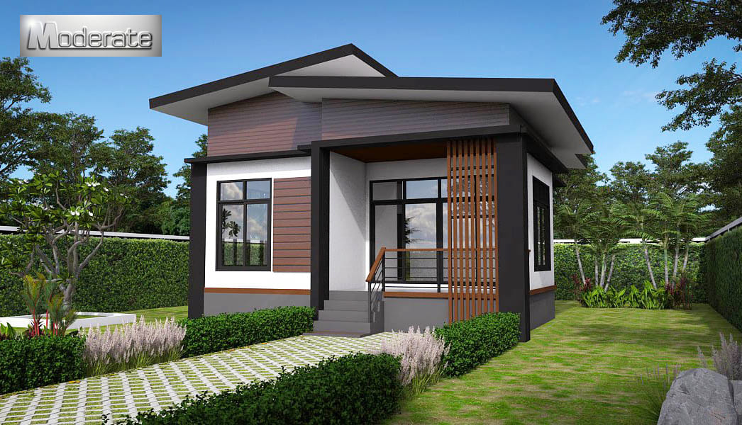 แบบบ้านโมเดิร์นชั้นเดียวงบ 5แสน